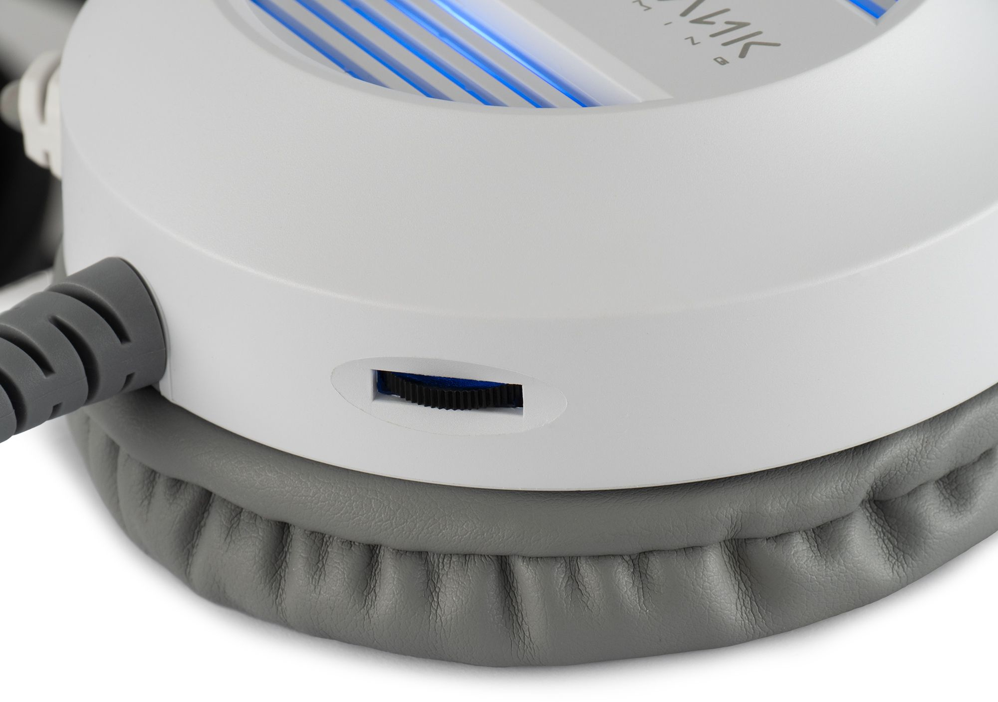 Наушники с микрофоном Оклик HS-L300G белый 2.2м мониторные оголовье (1796952)