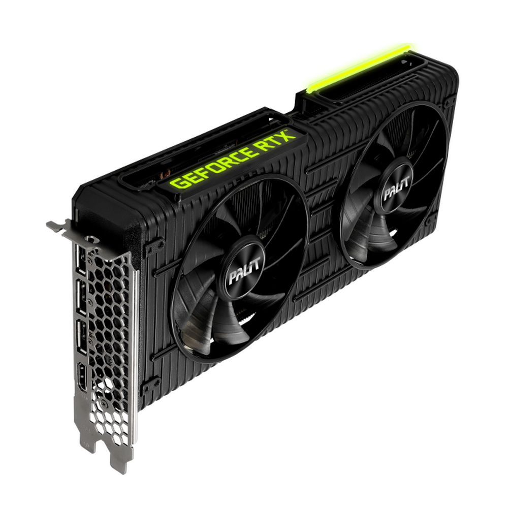 Видеокарта Palit RTX3060Ti DUAL V1 8GB |NE6306T019P2-190AS| GDDR6 256bit 3-DP HDMI  (242263) OEM {10