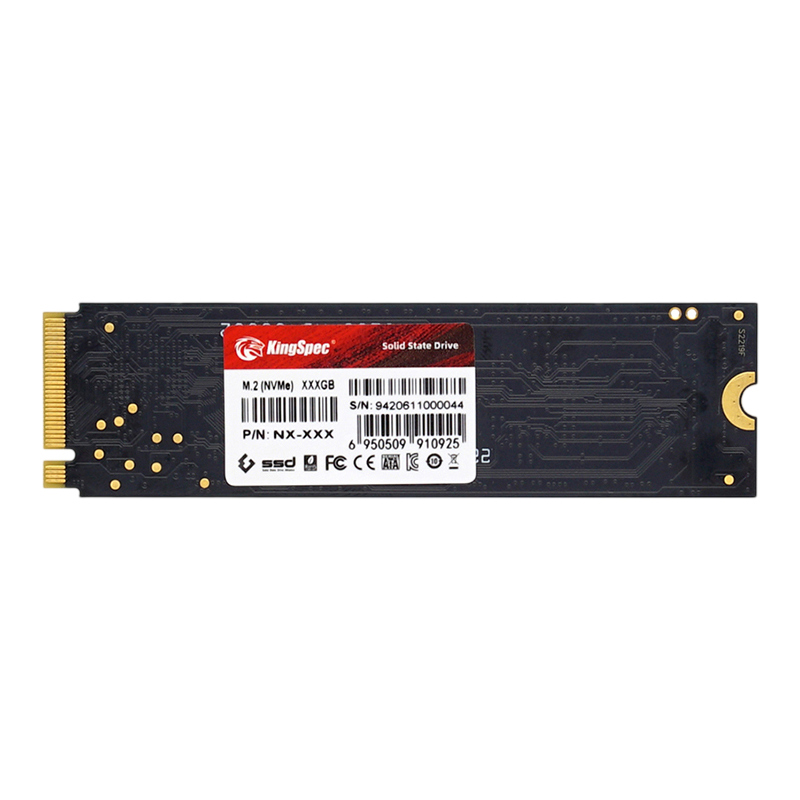 Твердотельный накопитель Kingspec SSD NX-4096 2280, 4096GB, M.2(22x80mm), NVMe, PCIe 3.0 x4, 3D QLC,