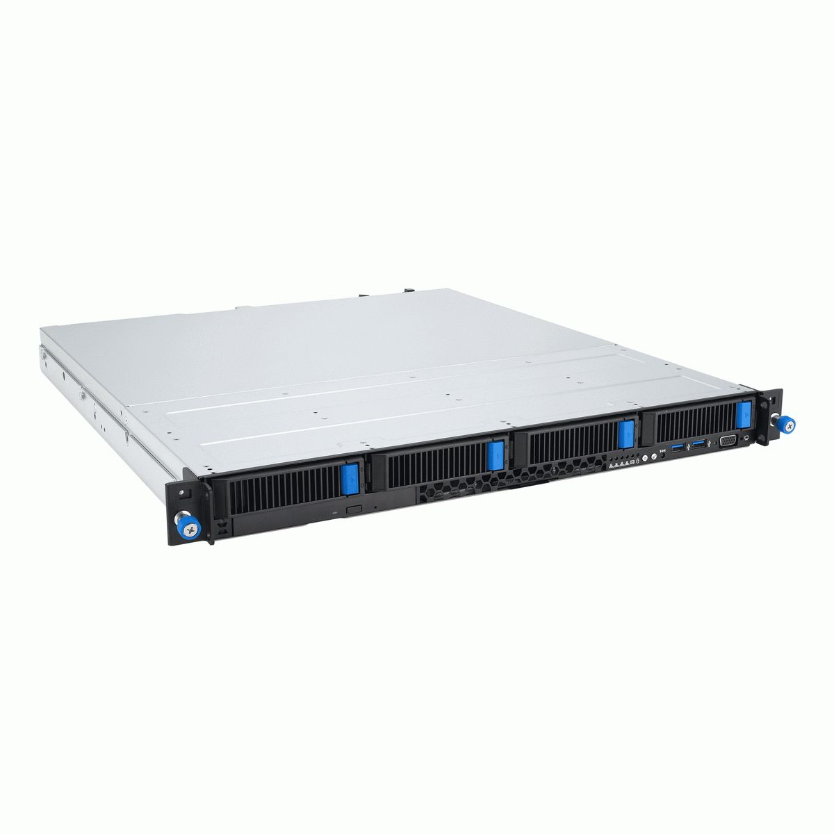 Серверная платформа ASUS RS300-E12-RS4 1U, 1x Socket LGA1700  E-2400, 4 x DDR5 UDIMM ECC, 4 x 3.5" 
