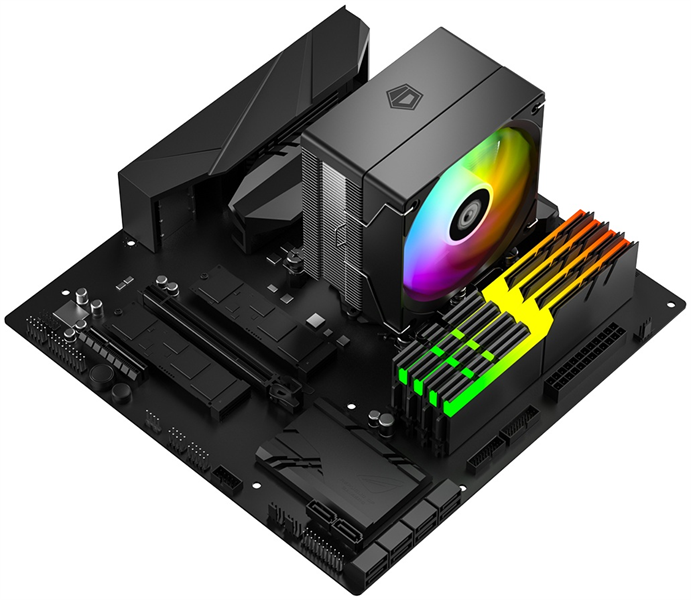 Устройство охлаждения(кулер) ID-Cooling SE-903-XT V2 ARGB Soc-AM5/AM4/1200/1700/1851 серебристый/чер