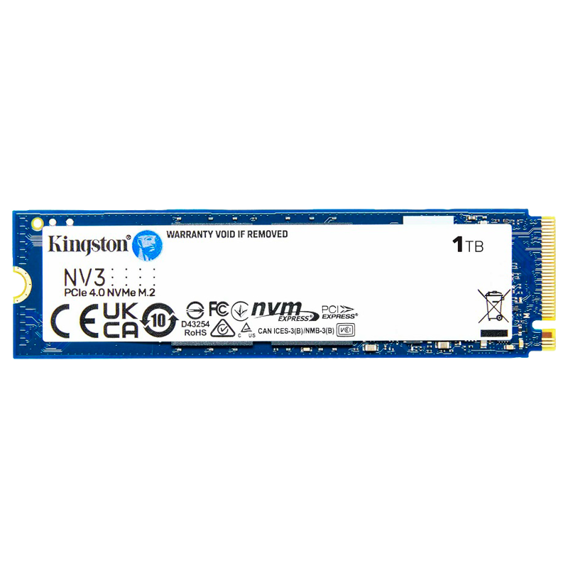 Накопитель SSD Kingston PCIe 4.0 x4 1TB SNV3S/1000G NV3 M.2 2280