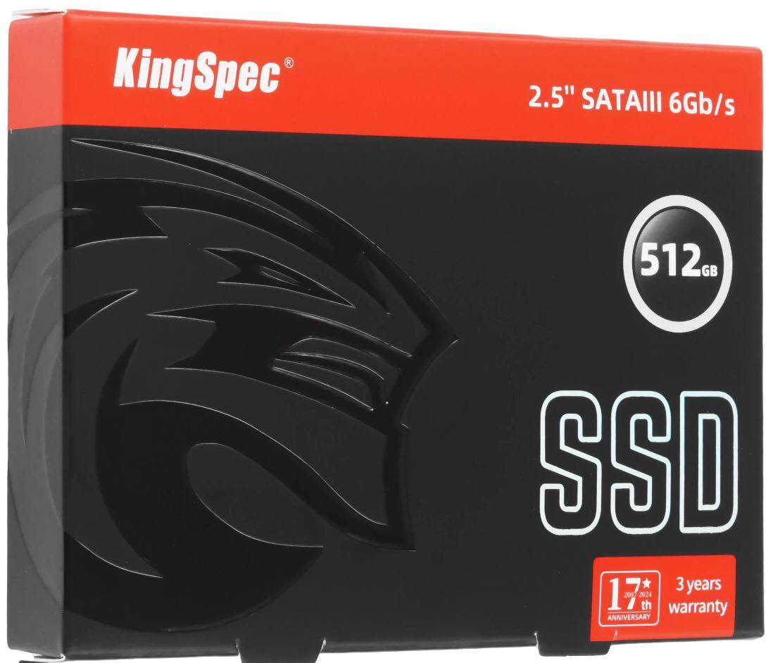 Накопитель SSD Kingspec SATA-III 512GB P3-512 2.5"