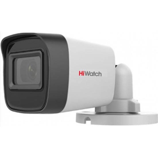 Камера видеонаблюдения аналоговая HiWatch DS-T500(C) 2.8-2.8мм HD-CVI HD-TVI цв. корп.:белый (DS-T50