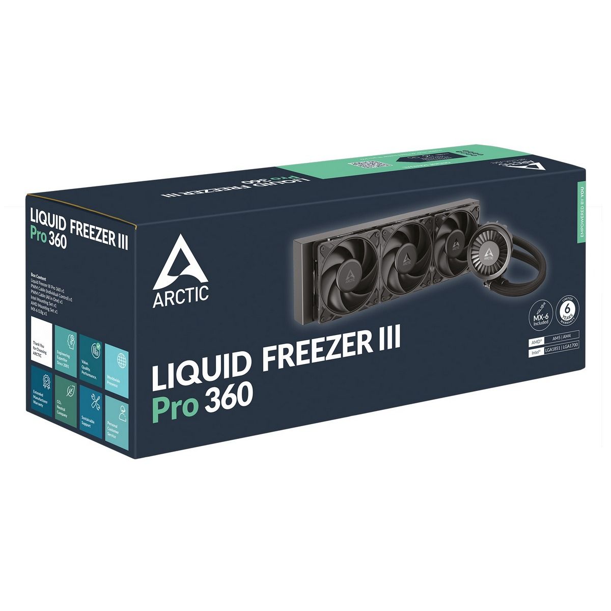 Жидкостная система охлаждения Arctic Cooling Liquid Freezer III Pro 360 Multi Compatible  All-In-One
