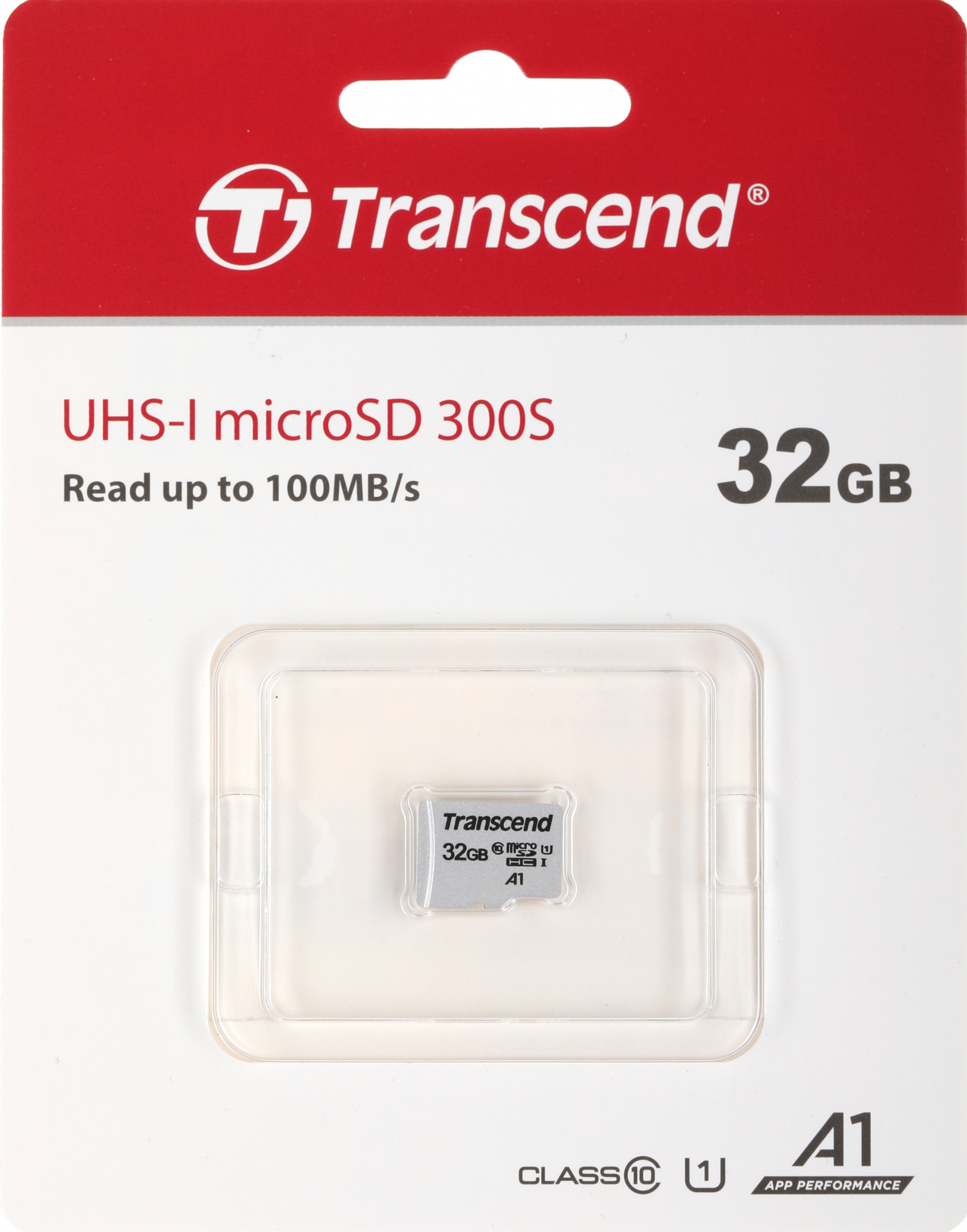 Флеш карта microSDHC 32GB Transcend TS32GUSD300S w/o adapter