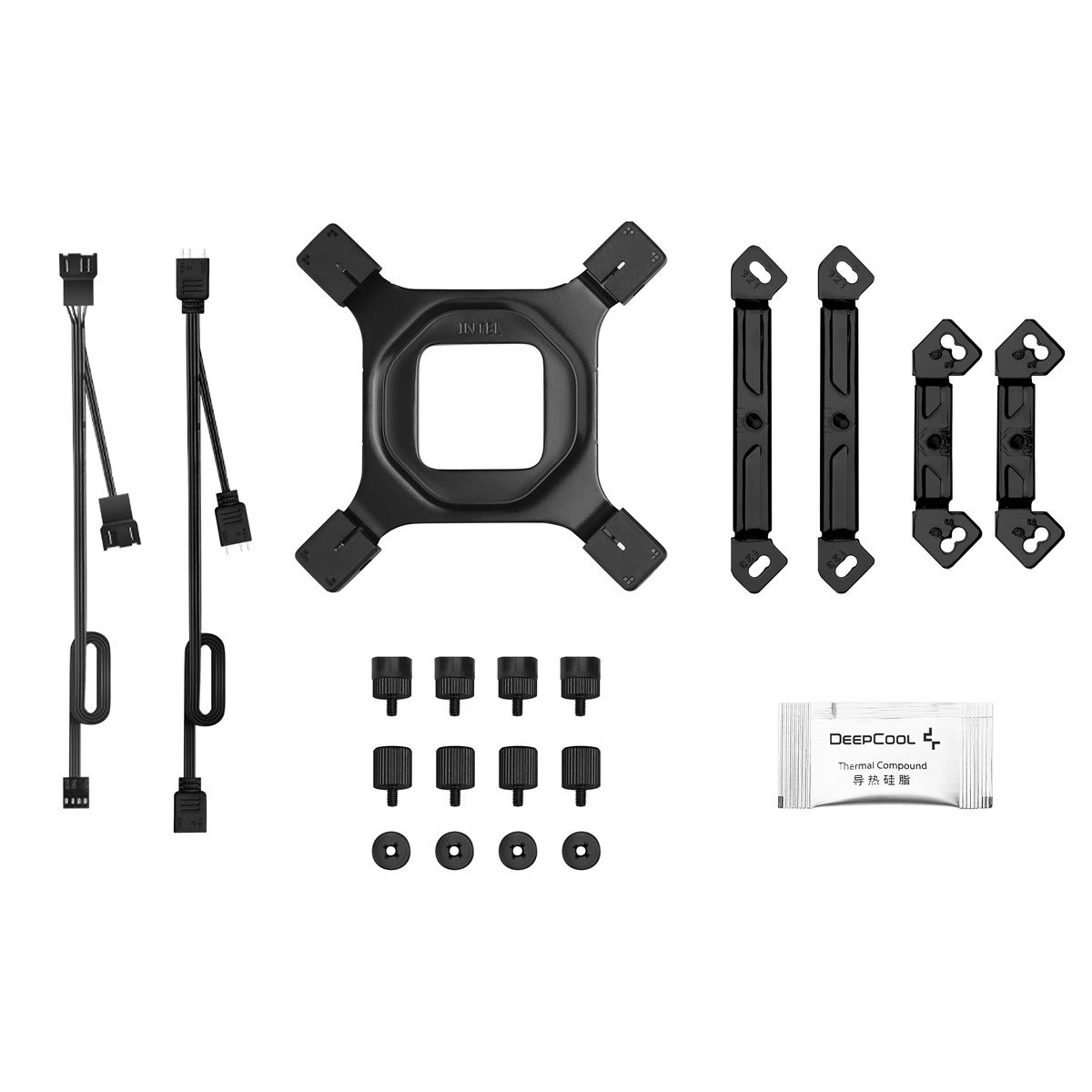 Устройство охлаждения(кулер) Deepcool AG620 Bk V2 ARGB Soc-AM5/AM4/1200/1700/1851 черный 4-pin 15-29