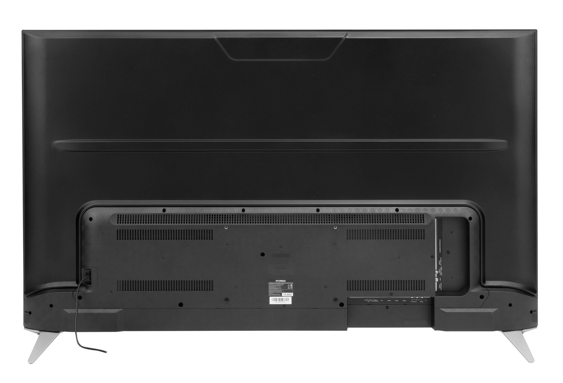 Телевизор QLED Hyundai 65" H-LED65QBU7500 Android TV Frameless черный/серебристый 4K Ultra HD 60Hz D