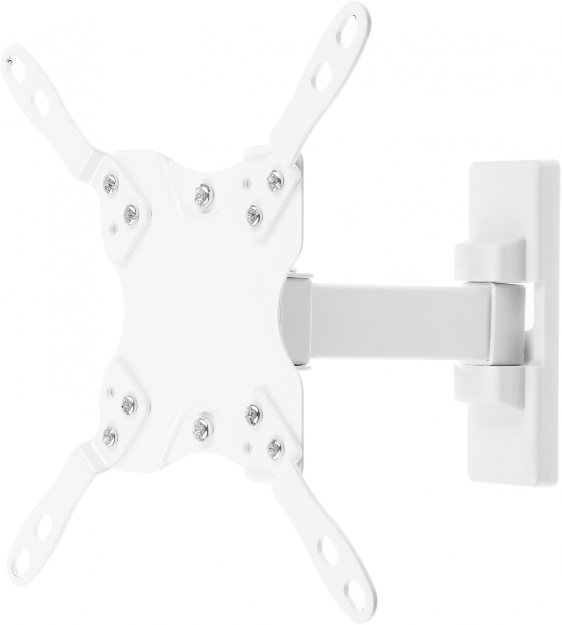 Кронштейн для телевизора Ultramounts UM864W белый 13"-42" макс.20кг настенный поворотно-выдвижной и 