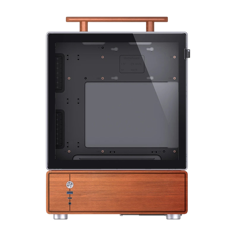 Корпус JONSBO T7, Mini-Tower, TG, no fan, 1xUSB-A 3.0 + 1xUSB-C 3.2, mATX, mITX Silver