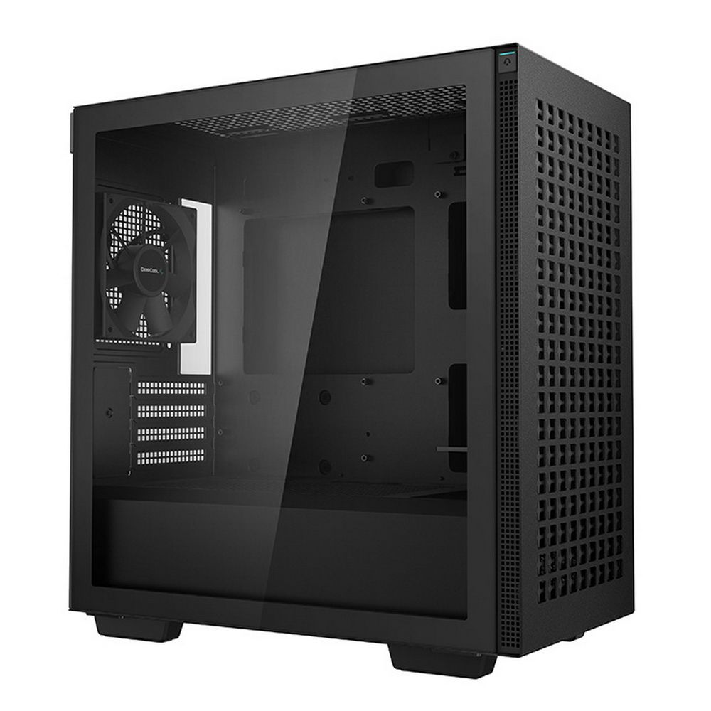 Корпус для ПК Deepcool CH370-BK mATX, USB3.0X1, USB-C Gen2X1, AudioX1, 3.5"X2, 2.5"X2+1,TG