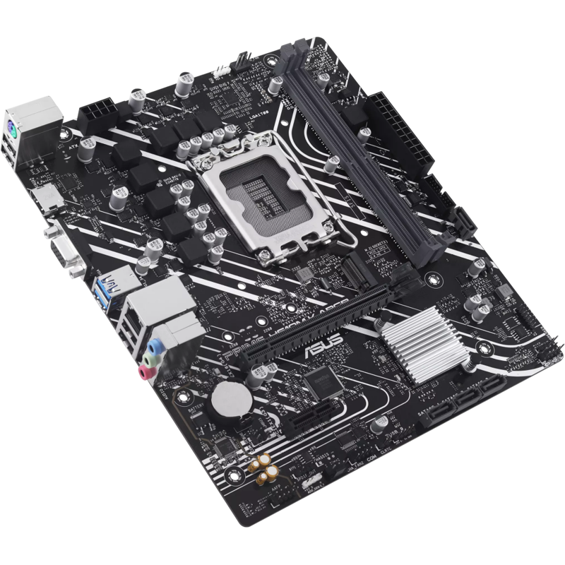 Материнская плата Asus PRIME H610M-K D4 ARGB Soc-1700 Intel H610 2xDDR4 mATX AC`97 8ch(7.1) GbLAN+HD