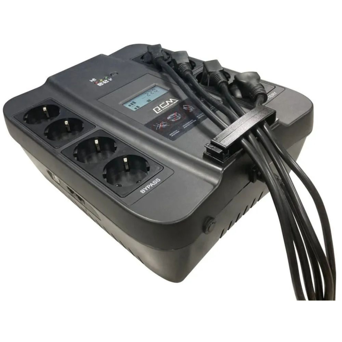 Источник бесперебойного питания Powercom Spider SPD-900U LCD USB 540Вт 900ВА черный