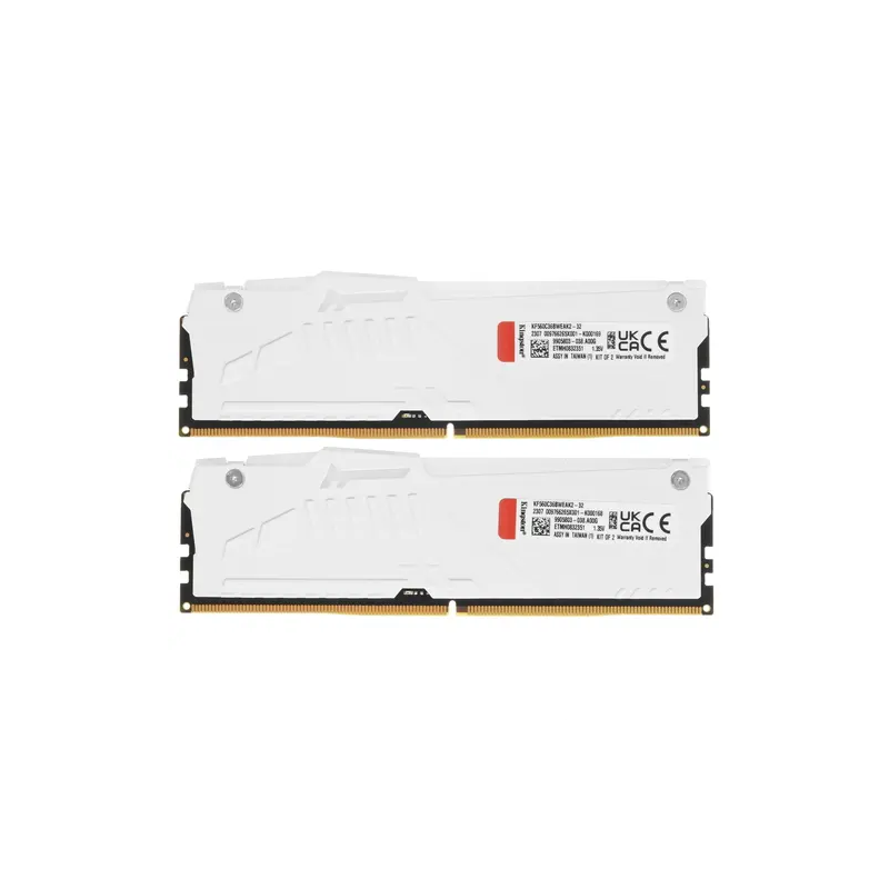 Память DDR5 2x16GB 6000MHz Kingston KF560C36BWE2AK2-32 Fury Beast White Expo RGB RTL PC5-48000 CL36 