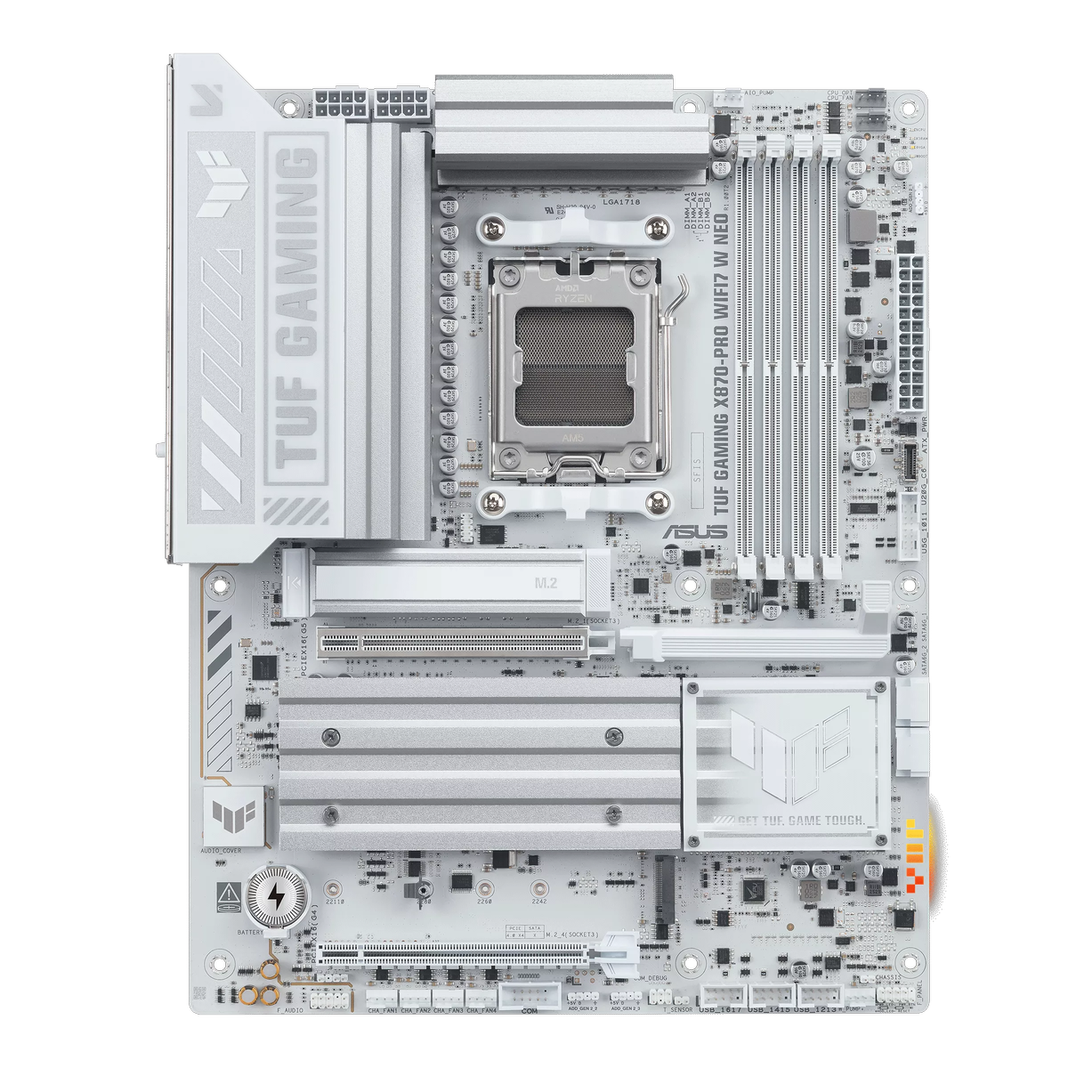 Материнская плата ASUS TUF GAMING X870-PRO WIFI7 W NEO AM5 ATX 4xDDR5 2xPCIEx16 2xUSB-C HDMI 4xM.2 5