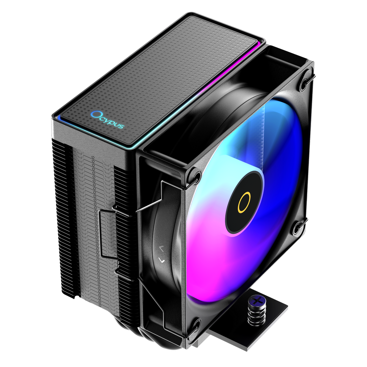 Кулер для процессора Ocypus Gamma A40 BK ARGB, 100mm ARGB FAN, Top ARGB Panel, 4 HEAT PIPES, 4-PIN P