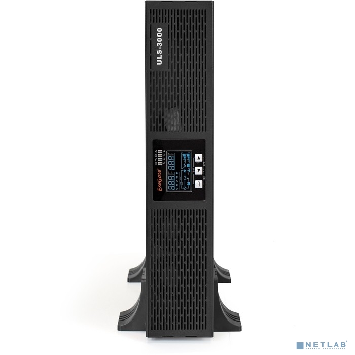 Exegate EP285648RUS ИБП On-line ExeGate PowerExpert ULS-3000.LCD.AVR.C13.USB.RS232.SNMP.2U <3000VA/3