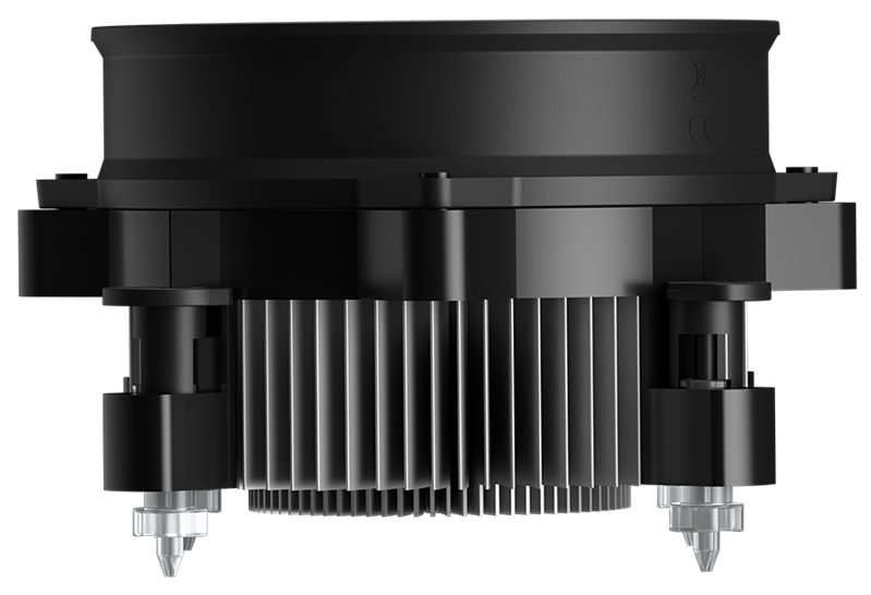 Устройство охлаждения(кулер) PcCooler R120 Soc-1200/1700/1851 серебристый 4-pin 27.8dB Al 95W 191gr 