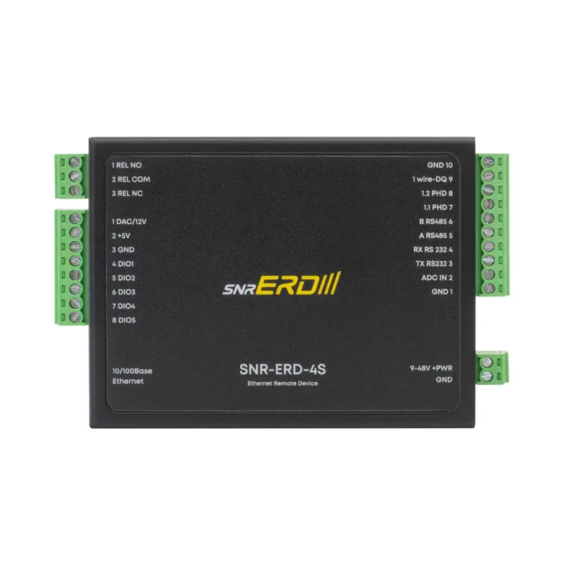Контроллер SNR Устройство удалённого мониторинга, универсальный ПЛК. Питание PoE, 9-48В.
