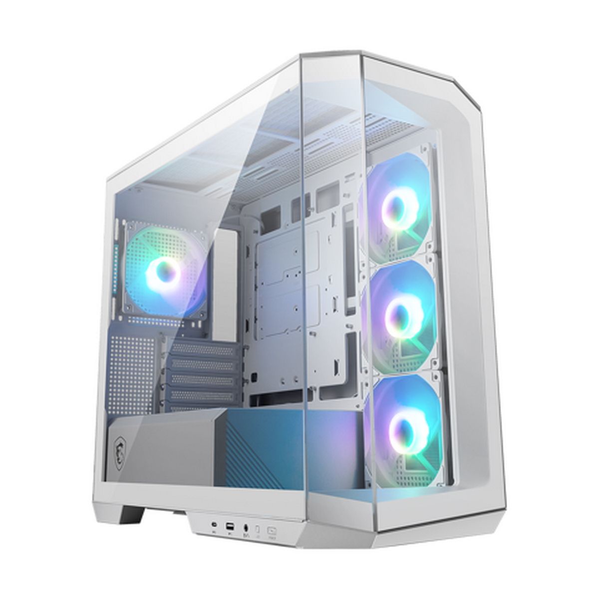 Корпус MSI MAG Pano M100R PZ White , Micro-ATX, 1xUSB 3.2 Gen 1, 1xUSB 3.2 Gen2 Type-C, 4x120mm ARGB