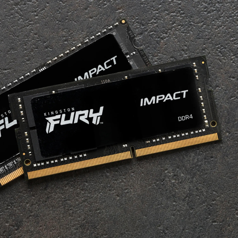 Память DDR5 16GB 6400MHz Kingston KF564S38IB-16 Fury Impact RTL PC5-51200 CL38 SO-DIMM ECC 262-pin 1