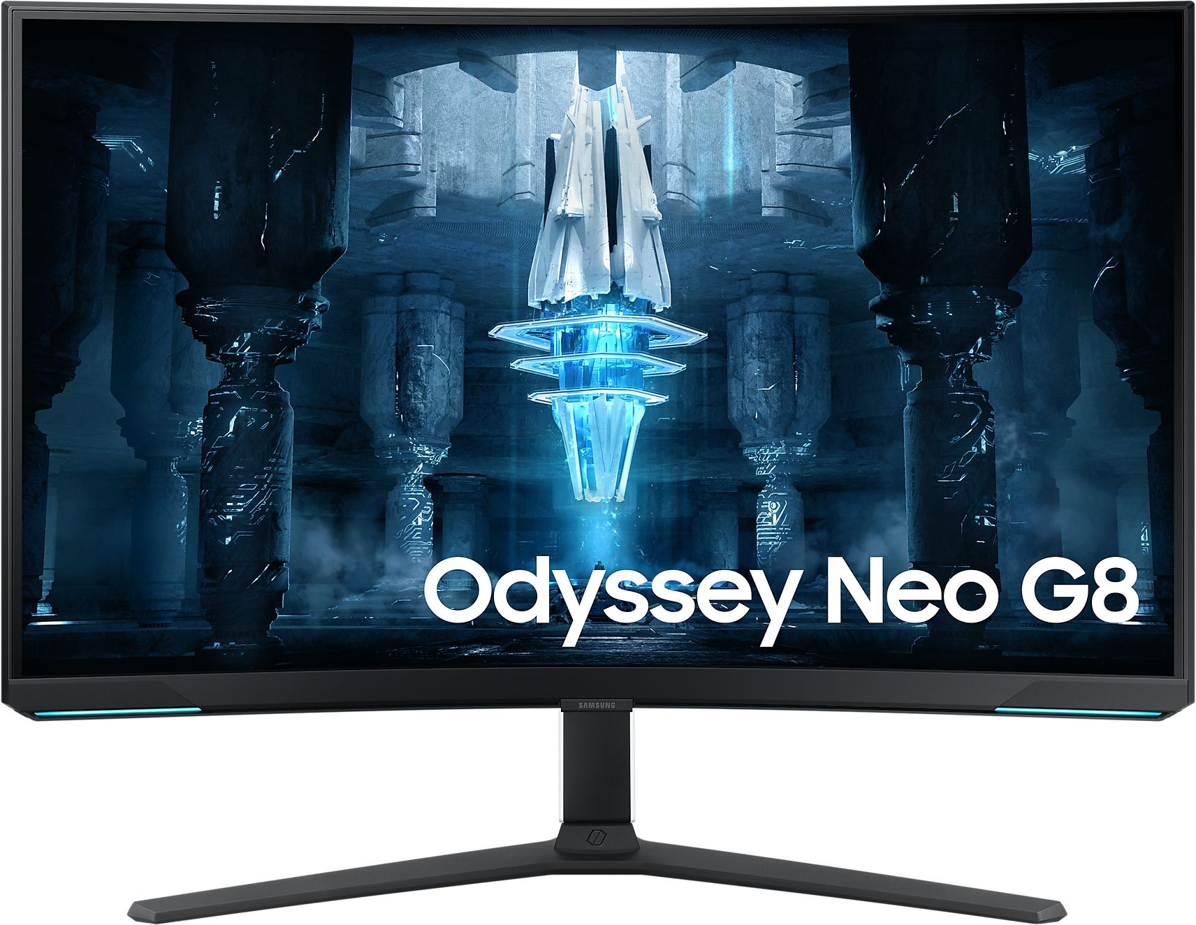 Монитор Samsung 32" Odyssey Neo G8 S32BG852NI черный/белый VA LED 16:9 HDMI полуматовая HAS Piv 350c