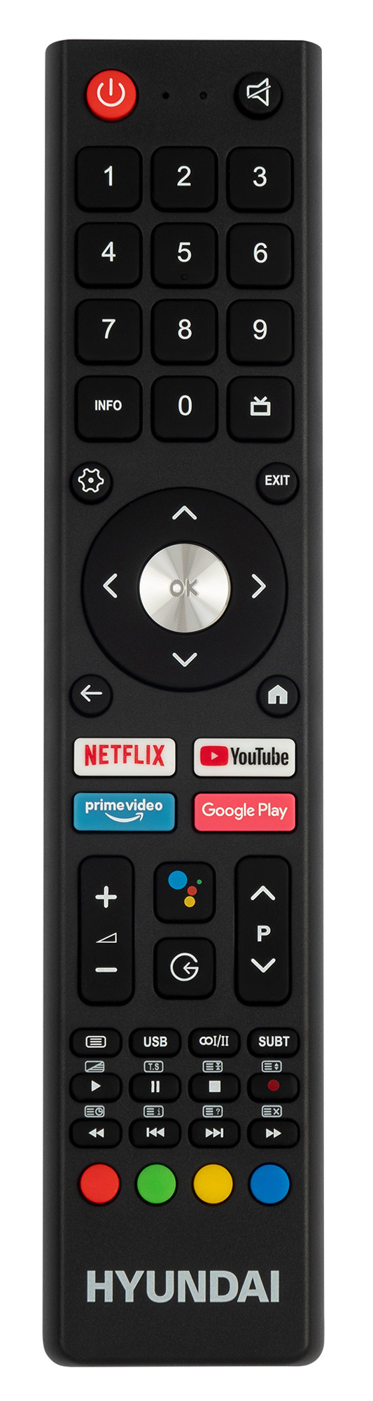 Телевизор QLED Hyundai 65" H-LED65QBU7500 Android TV Frameless черный/серебристый 4K Ultra HD 60Hz D