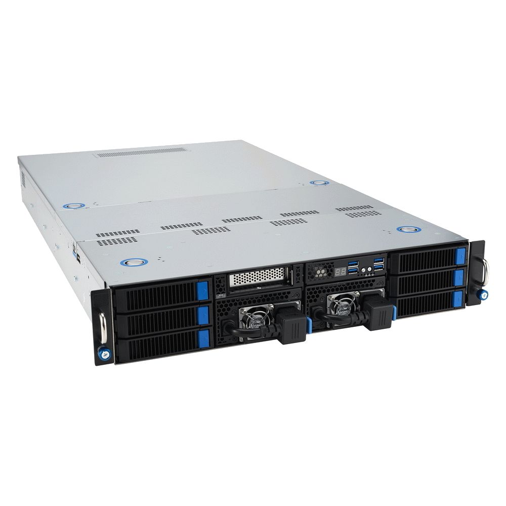 Серверная платформа ASUS ESC4000A-E12-SKU1, 2U GPU, 1 x SP5 LGA6096 EPYC 9004 (400W), 12DIMM DDR5, 2