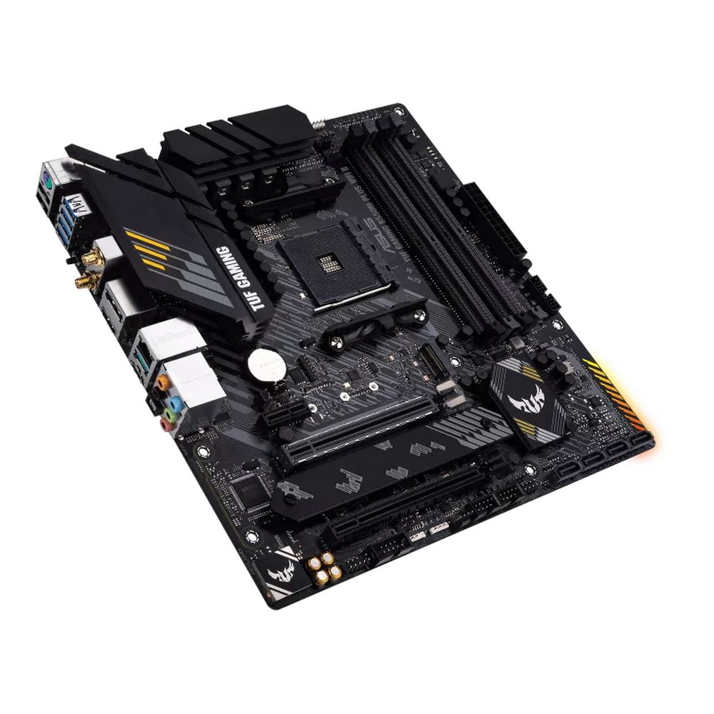 Материнская плата Asus TUF GAMING B550M-PLUS WIFI II Soc-AM4 AMD B550 4xDDR4 mATX AC`97 8ch(7.1) 2.5