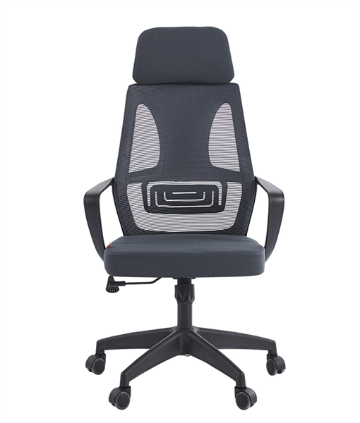 Офисное кресло Chairman CH636 черный пластик, темно-серый