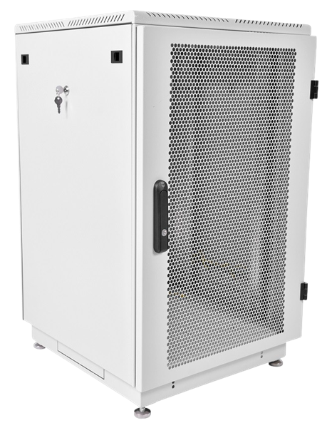 Шкаф ЦМО Шкаф серверный напольный 24U (600  1000) дверь перфорированная 2 шт.