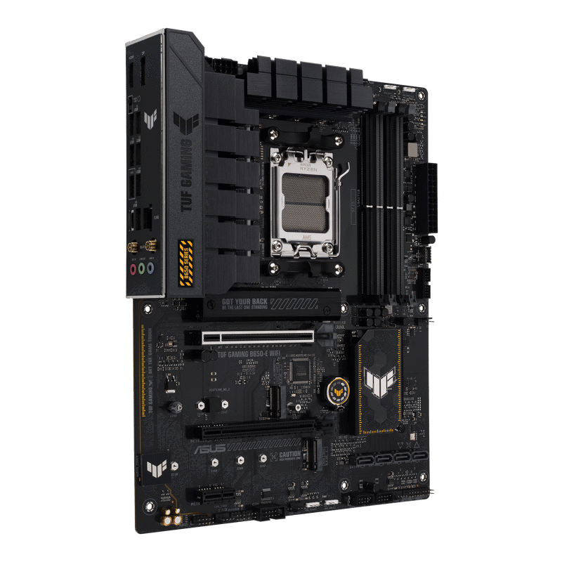 Материнская плата Asus TUF GAMING B650-E WIFI Socket AM5 AMD B650 4xDDR5 ATX AC`97 8ch(7.1) 2.5Gg RA