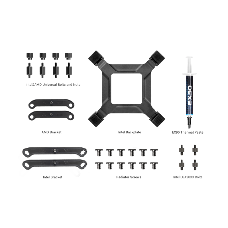 PCCooler DA360 Pro ARGB Digital BK