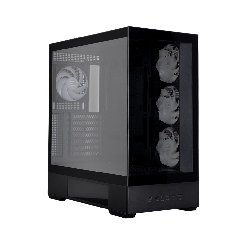 Корпус для ПК Zalman P40 DS Black ATX Mid Tower PC Case, 120mm ARGB Fanx4