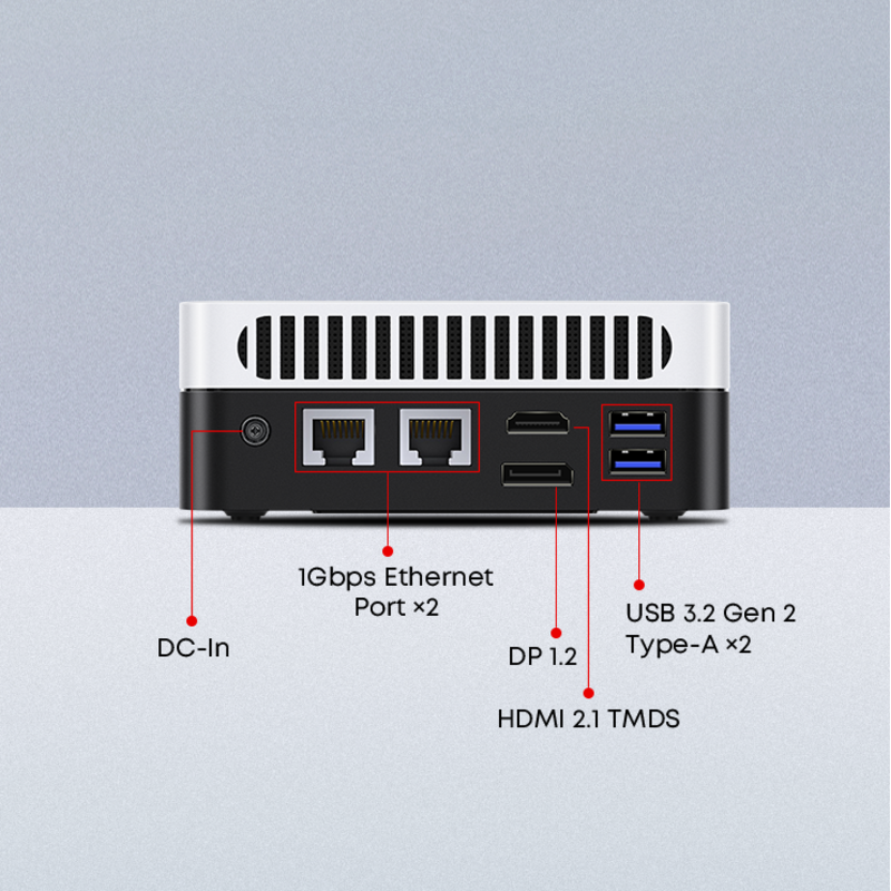 Компьютер Chuwi LarkBox X Intel Core i3 1220P(1.5Ghz)/8192Mb/256SSDGb/Int:Intel UHD Graphics/BT/WiFi
