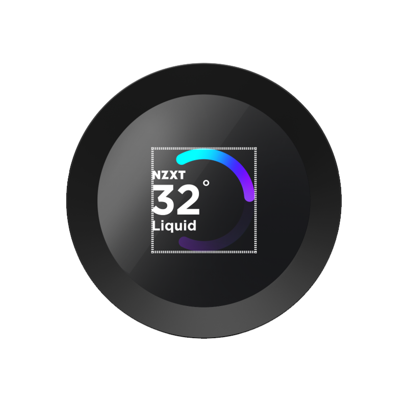 Система жидкостного охлаждения NZXT Kraken Plus 360 RGB V2 (260W, 360mm, LED temp., Black, RGB/ Fans