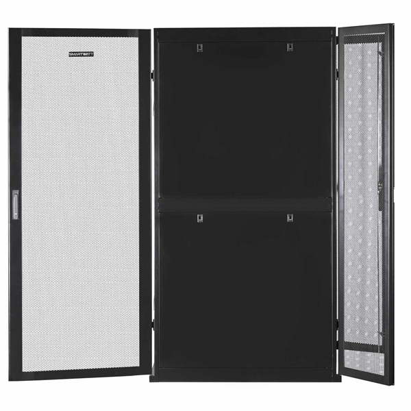 Серверный шкаф SMARTWATT Серверный шкаф Rack S-Series 42U 800x1070мм, двери с перфорацией, боковые п