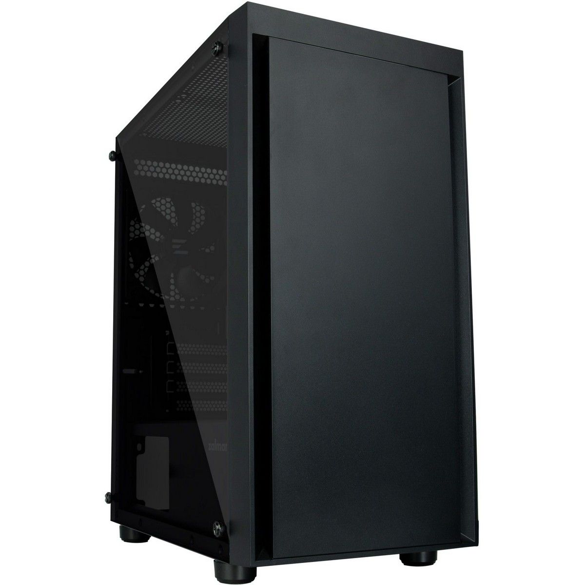 Корпус для ПК Zalman T3 PLUS mATX Mini Tower PC Case, Black fan x2
