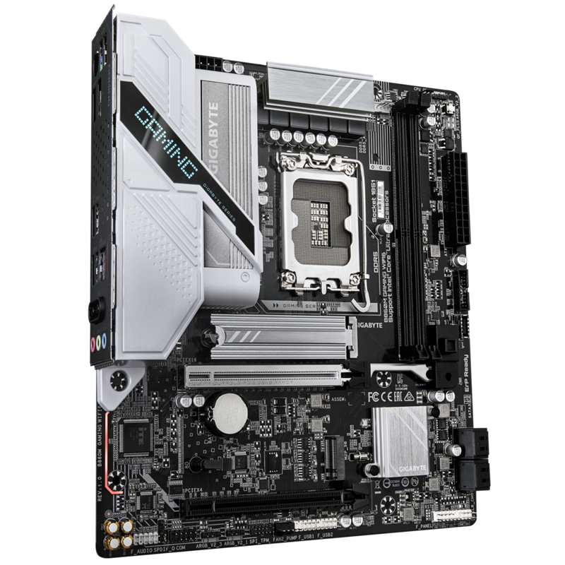 Материнская плата Gigabyte B860M GAMING X WIFI6E, LGA 1851, Intel B860, 4xDDR5, 4xSATA, 3xM.2, 1xPCI