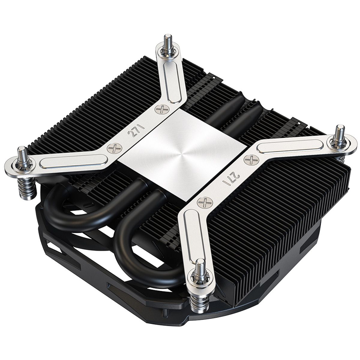 Устройство охлаждения(кулер) ID-Cooling IS-28i Soc-1200/1700/1851 черный 4-pin 35.8dB Al 65W 250gr R