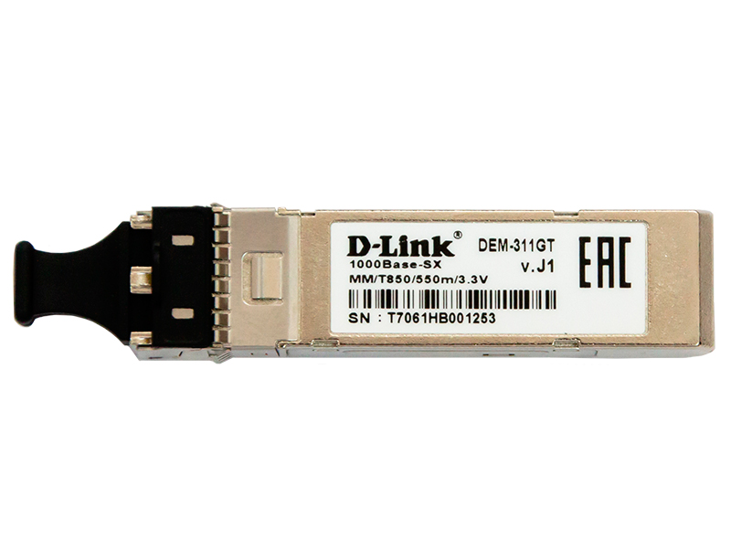Трансивер D-Link 311GT/A1A MM duplex Tx:850нм до 0.55км