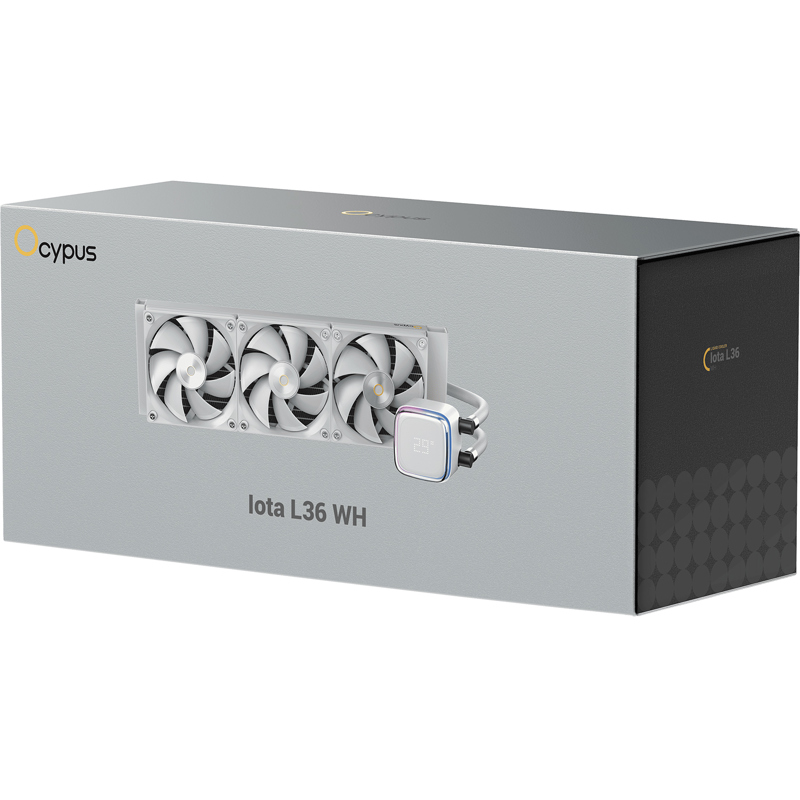 Система жидкостного охлажденияъ Ocypus Iota L36 WH (300W, 360mm, White, ARGB Pump, Fans: 3x120mm, 77
