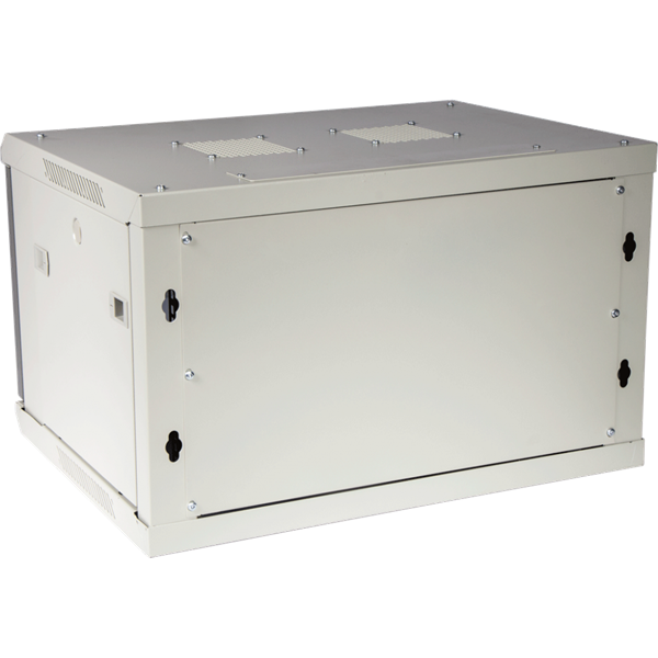 Шкаф Шкаф настенный серии Pro, 6U 600x450, стеклянная дверь
