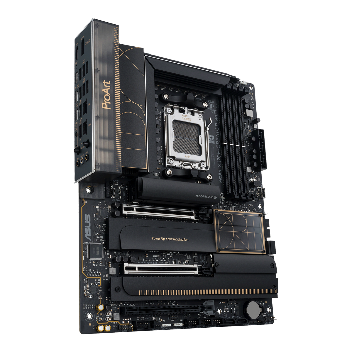 Материнская плата Asus PROART X870E-CREATOR WIFI Socket AM5 AMD X870E 4xDDR5 ATX AC`97 8ch(7.1) 1 x 