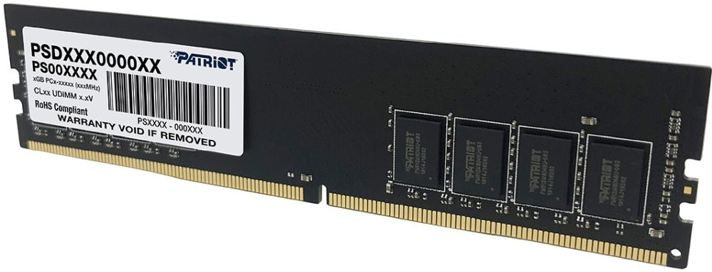 Память DDR4 16Gb 2666MHz Patriot PSD416G266681 Signature RTL PC4-21300 CL19 DIMM 288-pin 1.2В single