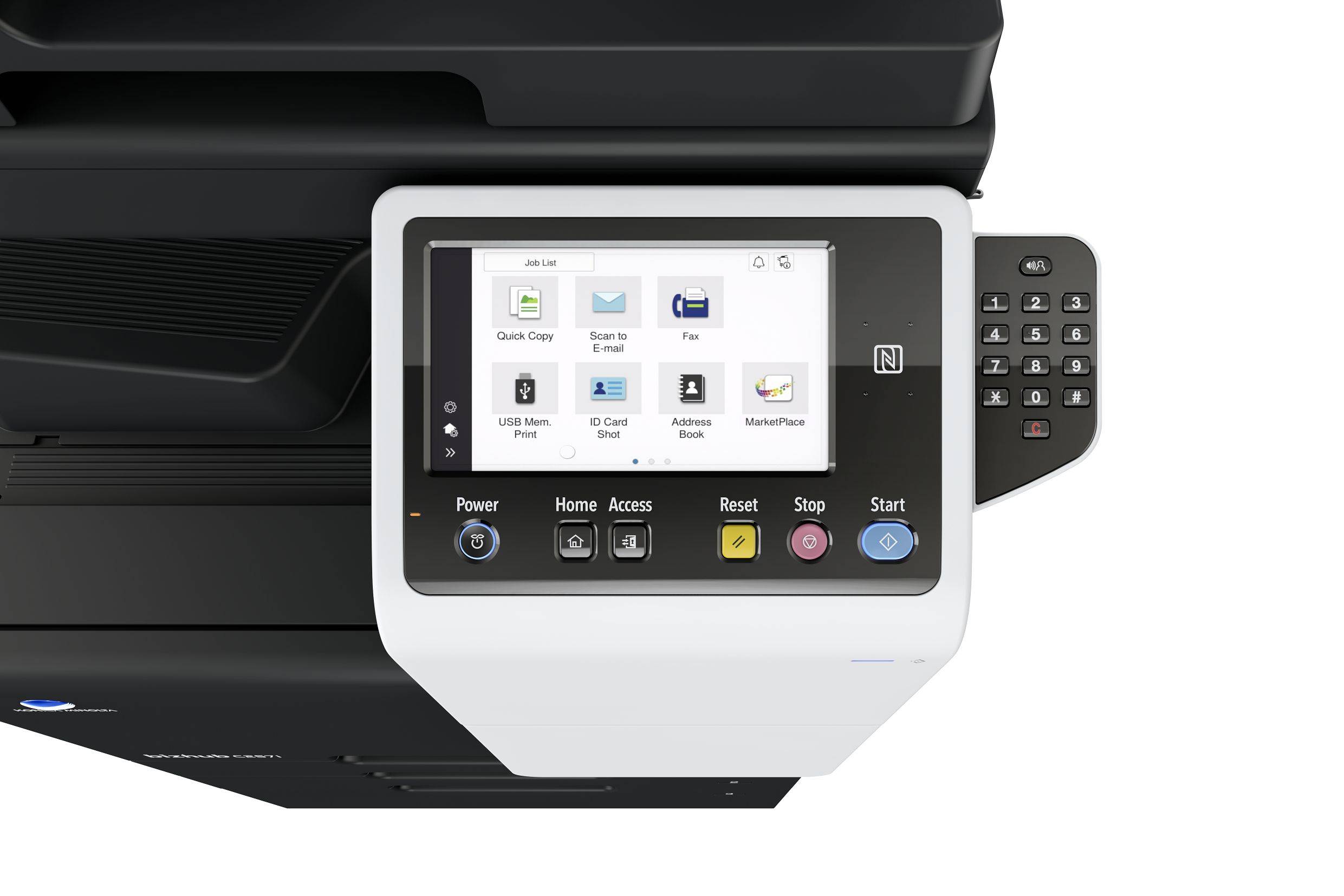 МФУ лазерный Konica Minolta Bizhub C257i (Базовый блок) (ACVD021) A3 Duplex Net черный