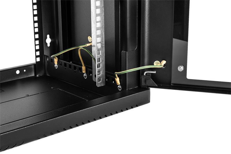 Шкаф ЦМО Шкаф телекоммуникационный настенный сварной 6U (600  650) съёмные стенки, дверь стекло, чёр