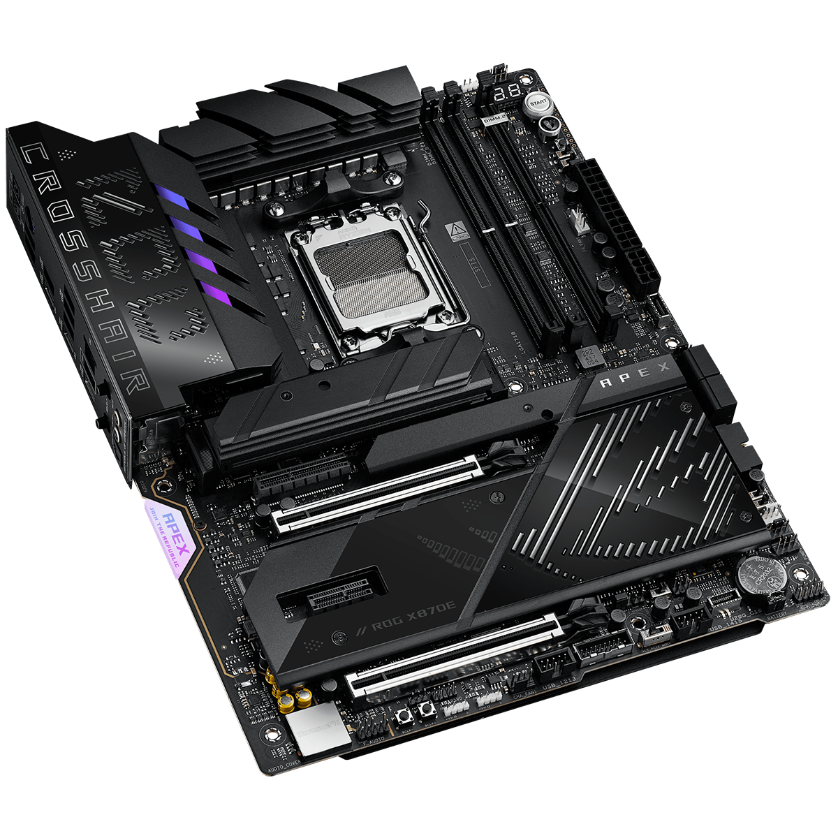 Материнская плата Asus ROG CROSSHAIR X870E APEX Socket AM5 AMD X870E 2xDDR5 ATX AC`97 8ch(7.1) 5Giga