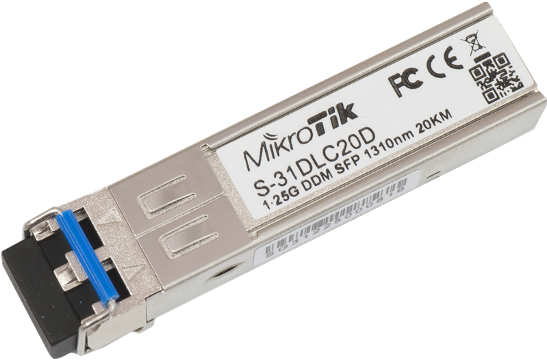 Модуль MikroTik S-31DLC20D Single Mode Dual LC 20km OEM