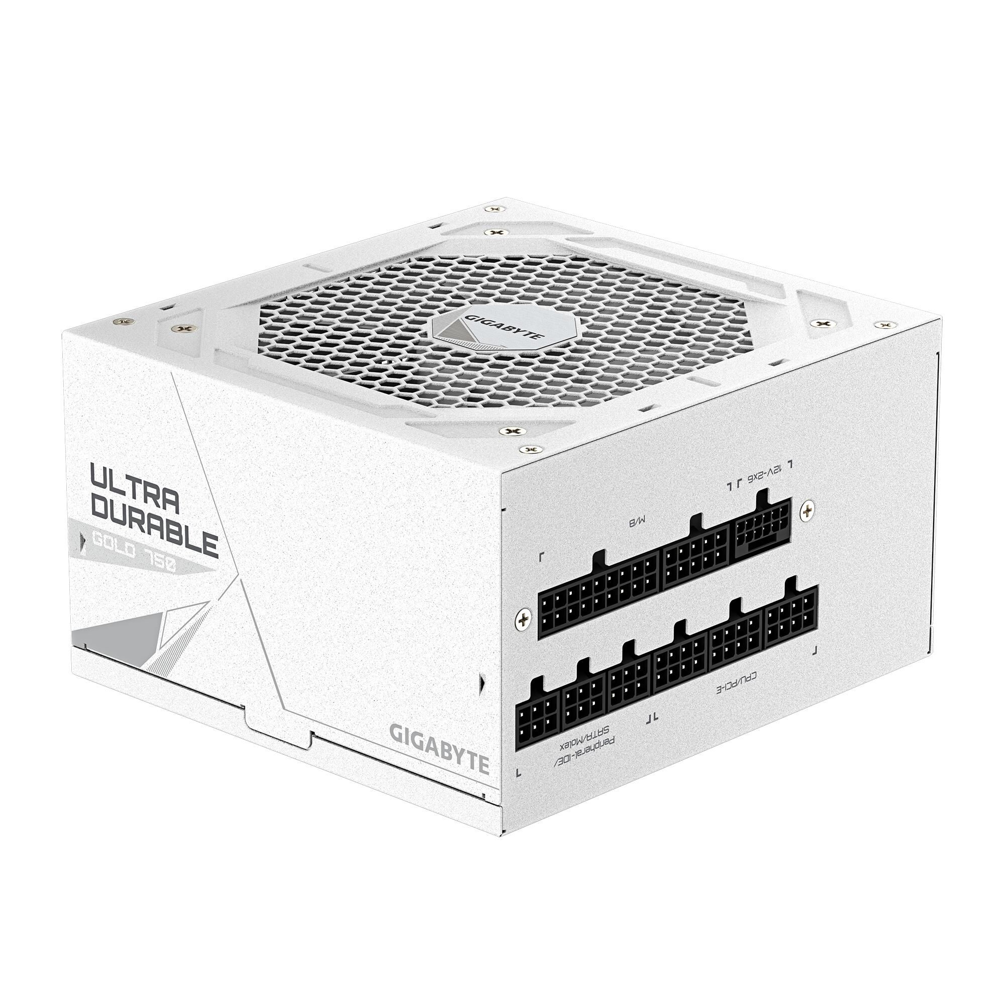 Блок питания ПК Gigabyte UD750GM PG5 ICE 750W, 80Plus, Gold, Полностью модульный, White colour